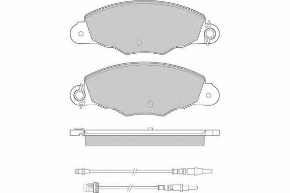 ETF 12-0930 Brake Pad Set, disc brake 120930