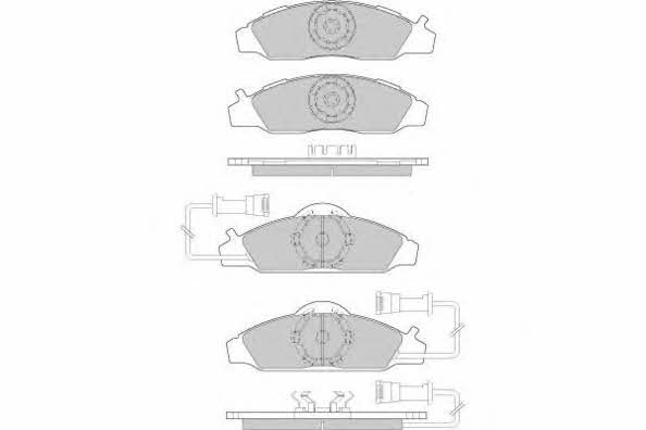 ETF 12-0955 Brake Pad Set, disc brake 120955