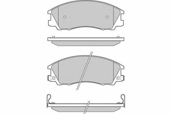 ETF 12-0971 Brake Pad Set, disc brake 120971