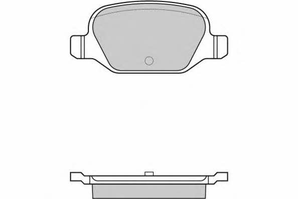 ETF 12-0974 Brake Pad Set, disc brake 120974