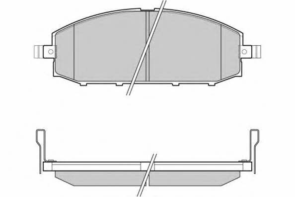 ETF 12-1007 Brake Pad Set, disc brake 121007