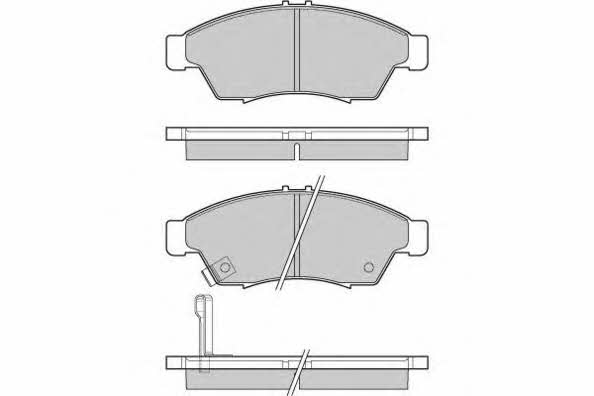 ETF 12-1017 Brake Pad Set, disc brake 121017
