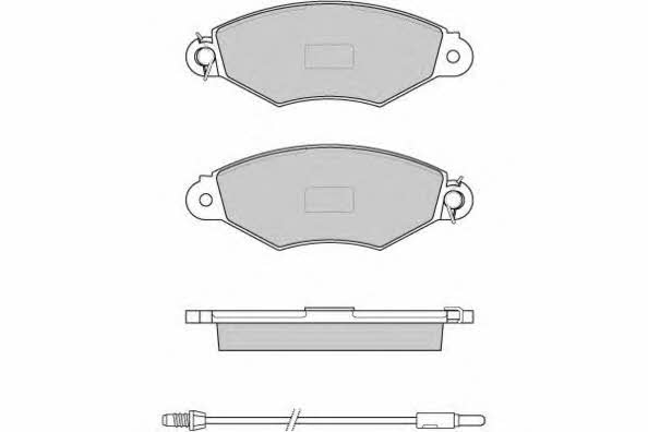 ETF 12-1019 Brake Pad Set, disc brake 121019
