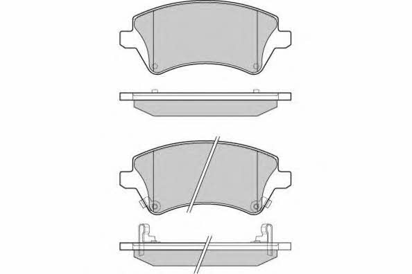 ETF 12-1030 Brake Pad Set, disc brake 121030