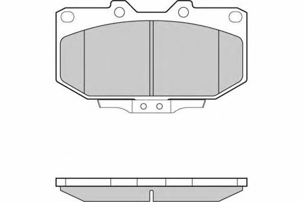 ETF 12-1037 Brake Pad Set, disc brake 121037