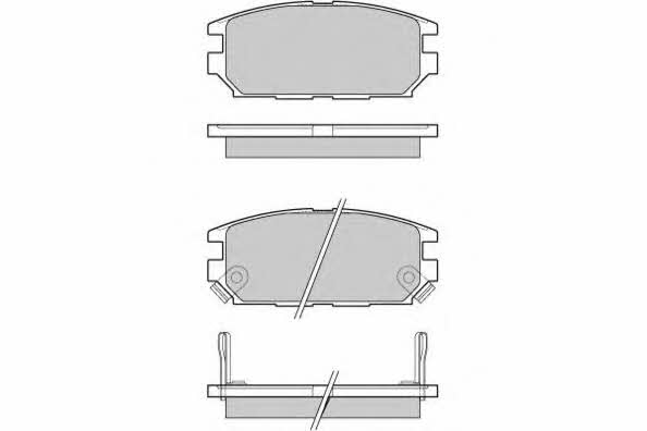 ETF 12-1046 Brake Pad Set, disc brake 121046