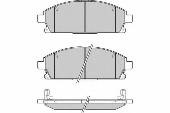 ETF 12-1068 Brake Pad Set, disc brake 121068