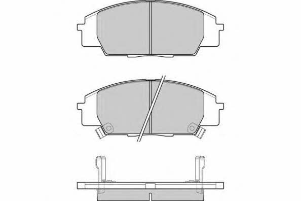 ETF 12-1077 Brake Pad Set, disc brake 121077