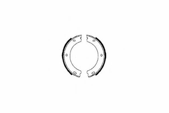 ETF 09-0493 Parking brake shoes 090493