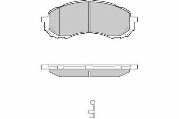 ETF 12-1141 Brake Pad Set, disc brake 121141