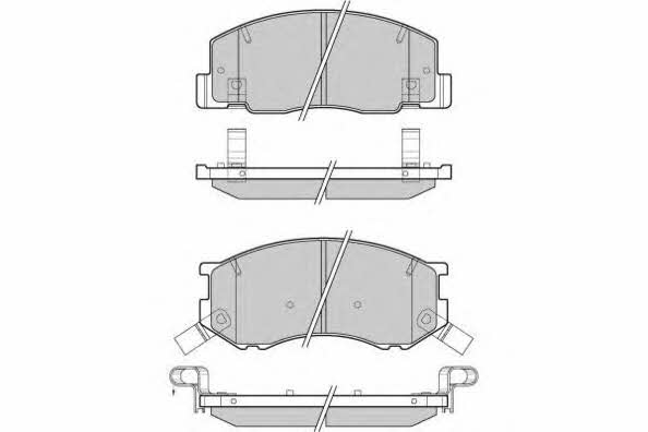 ETF 12-1144 Brake Pad Set, disc brake 121144