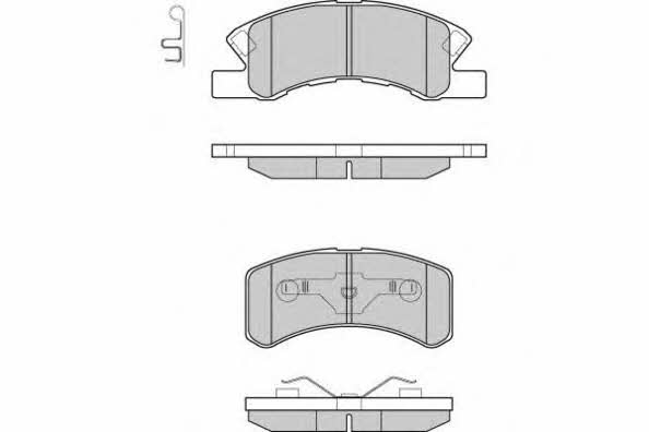 ETF 12-1190 Brake Pad Set, disc brake 121190