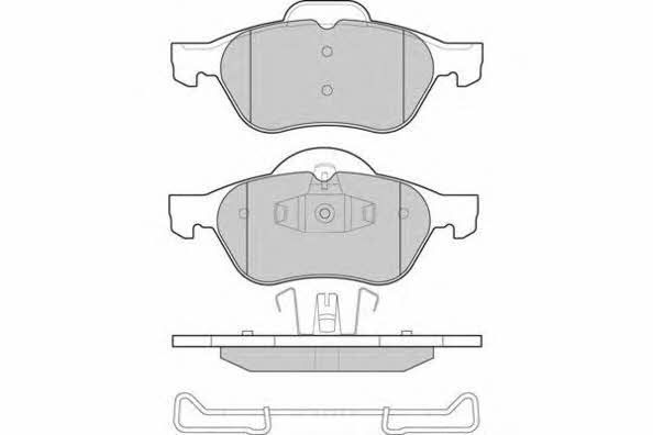 ETF 12-1264 Brake Pad Set, disc brake 121264