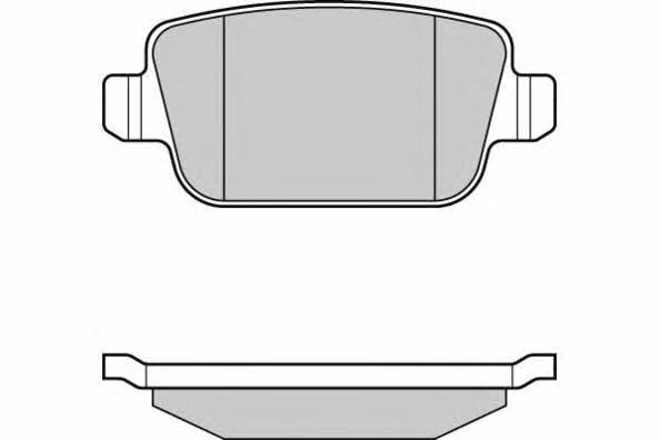 ETF 12-1300 Brake Pad Set, disc brake 121300