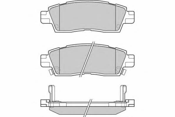 ETF 12-1309 Brake Pad Set, disc brake 121309