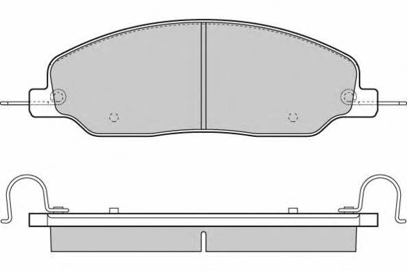 ETF 12-1312 Brake Pad Set, disc brake 121312