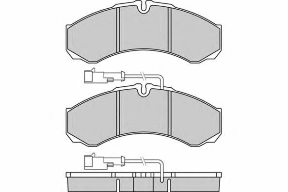 ETF 12-1361 Brake Pad Set, disc brake 121361