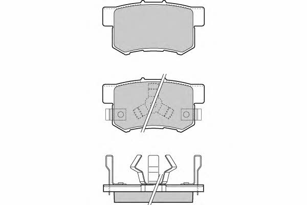 ETF 12-1374 Brake Pad Set, disc brake 121374