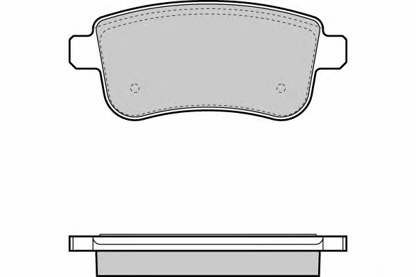 ETF 12-1384 Brake Pad Set, disc brake 121384