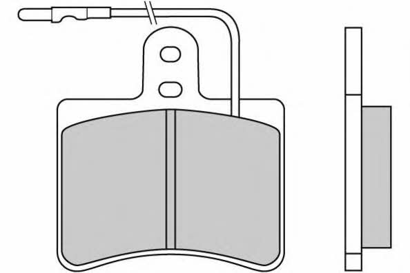 ETF 12-0086 Brake Pad Set, disc brake 120086