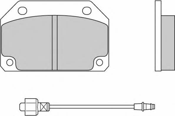 ETF 12-0154 Brake Pad Set, disc brake 120154