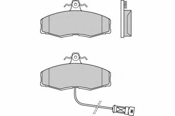 ETF 12-0209 Brake Pad Set, disc brake 120209