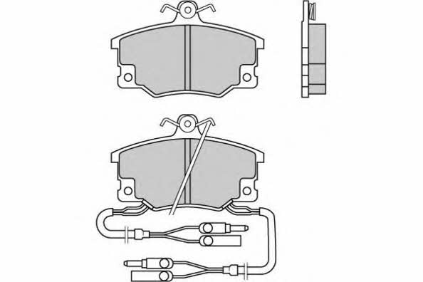 ETF 12-0210 Brake Pad Set, disc brake 120210