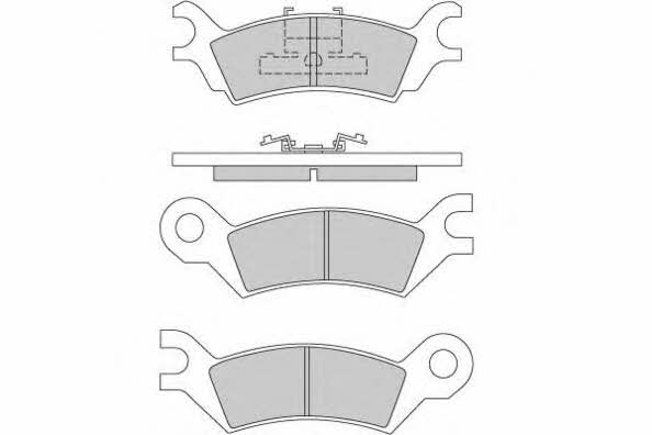 ETF 12-0251 Brake Pad Set, disc brake 120251