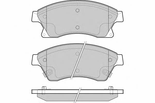 ETF 12-1404 Brake Pad Set, disc brake 121404
