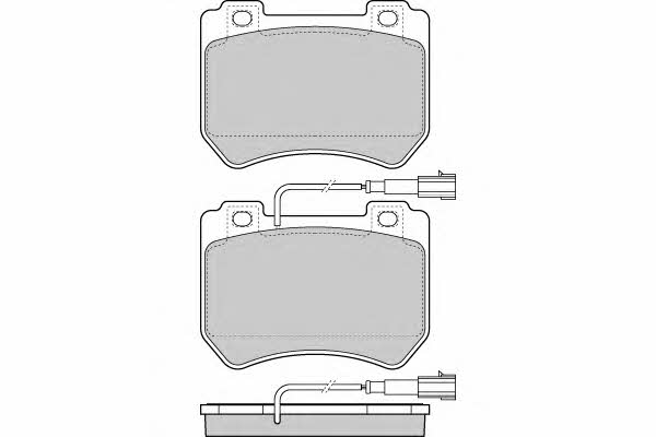 ETF 12-1412 Brake Pad Set, disc brake 121412