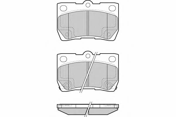 ETF 12-1420 Brake Pad Set, disc brake 121420