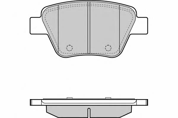 ETF 12-1429 Brake Pad Set, disc brake 121429