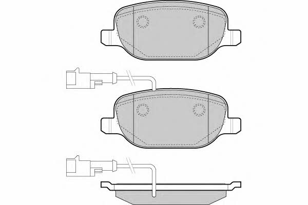 ETF 12-1437 Brake Pad Set, disc brake 121437