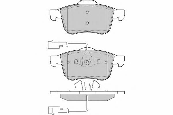 ETF 12-1443 Brake Pad Set, disc brake 121443