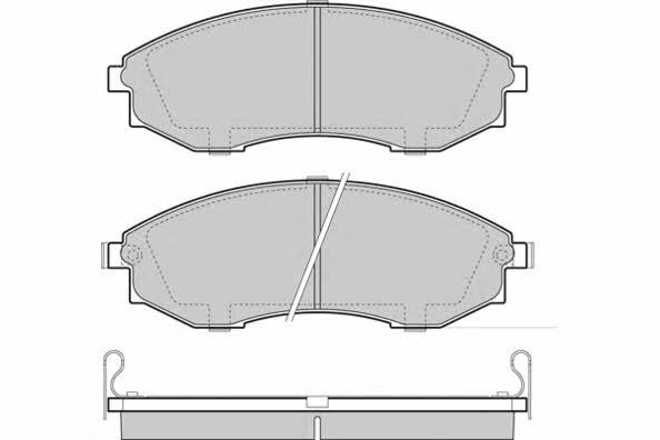 ETF 12-1480 Brake Pad Set, disc brake 121480
