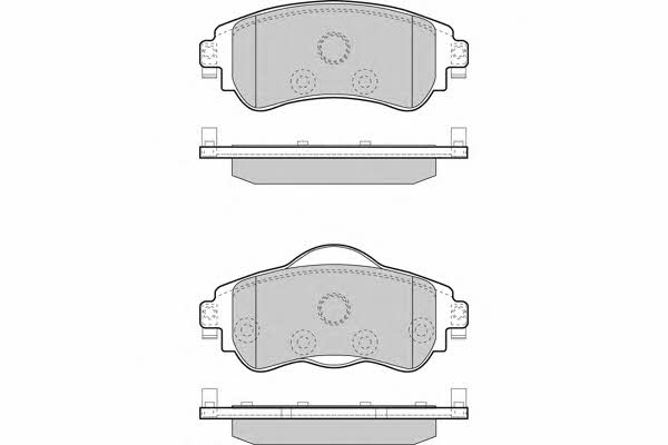 ETF 12-1491 Brake Pad Set, disc brake 121491