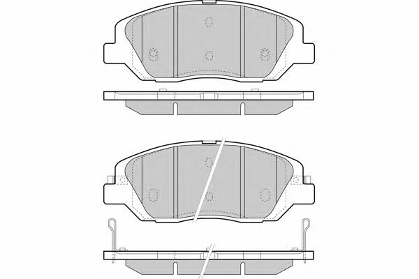 ETF 12-1492 Brake Pad Set, disc brake 121492