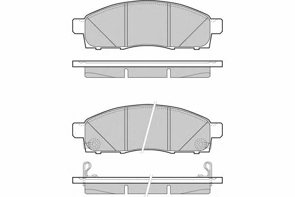 ETF 12-1501 Brake Pad Set, disc brake 121501