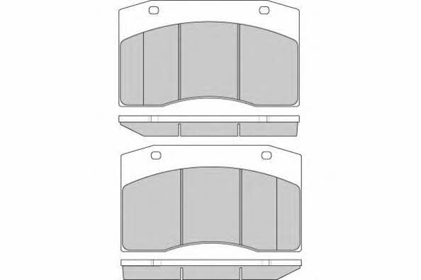 ETF 12-5232 Brake Pad Set, disc brake 125232