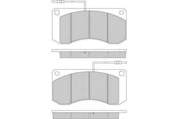 ETF 12-5241 Brake Pad Set, disc brake 125241