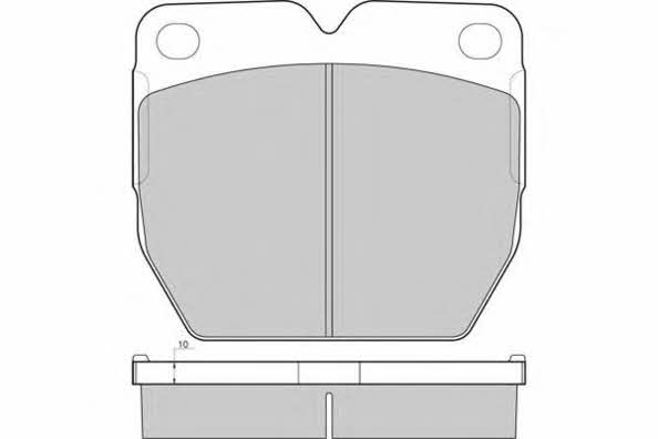 ETF 12-5311 Brake Pad Set, disc brake 125311