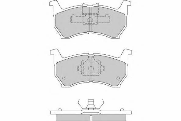 ETF 12-0253 Brake Pad Set, disc brake 120253