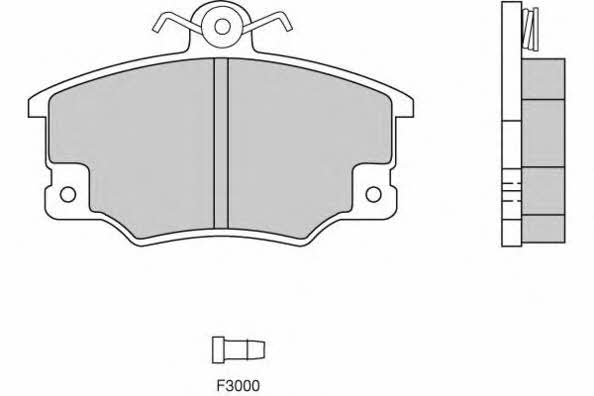 ETF 12-0268 Brake Pad Set, disc brake 120268