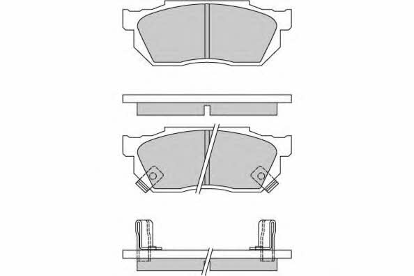 ETF 12-0289 Brake Pad Set, disc brake 120289