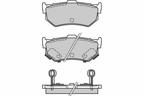 ETF 12-0291 Brake Pad Set, disc brake 120291