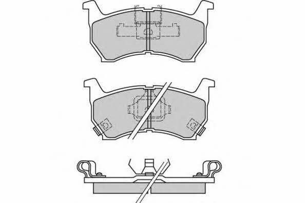 ETF 12-0377 Brake Pad Set, disc brake 120377