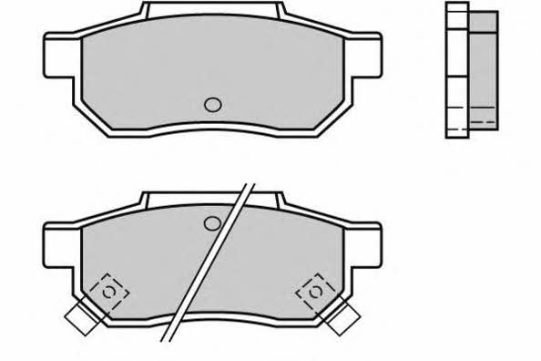 ETF 12-0396 Brake Pad Set, disc brake 120396