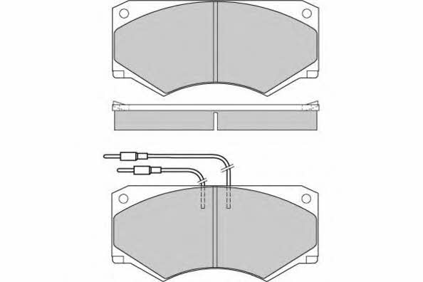 ETF 12-0416 Brake Pad Set, disc brake 120416