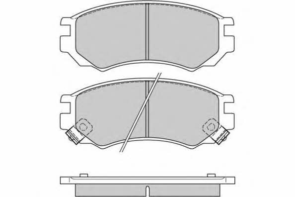 ETF 12-0512 Brake Pad Set, disc brake 120512