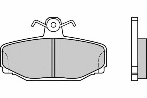 ETF 12-0542 Brake Pad Set, disc brake 120542